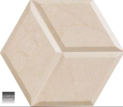 carrelage design hexagonal imitation marbre bordeaux 33