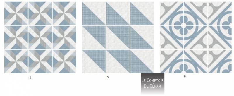 carrelage exterieur motifs carreaux de ciment bleu marseille 13