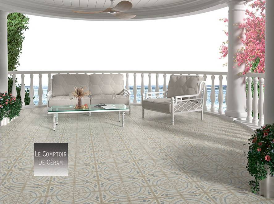 Carrelage retro anti mosaïque pour terrasse 2026 Lyon 69