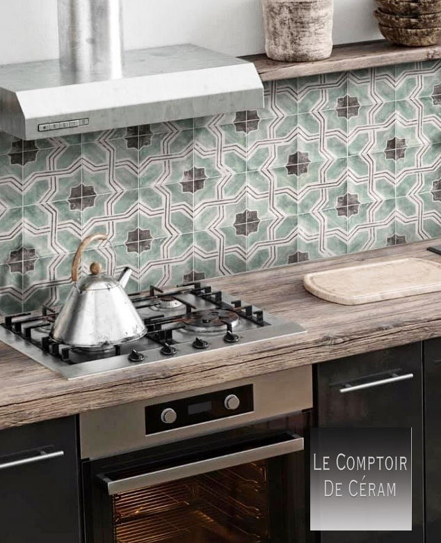 CARRELAGE AZULEJOS PETIT PRX VERT LYON 69