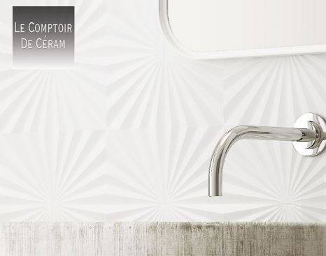 faience 3d blanc mùat 44 x 44 cm cannes 06