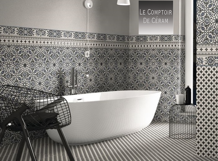AZULEJOS CARRELAGE BLEU ET BLANC PAS CHER RENNES 35