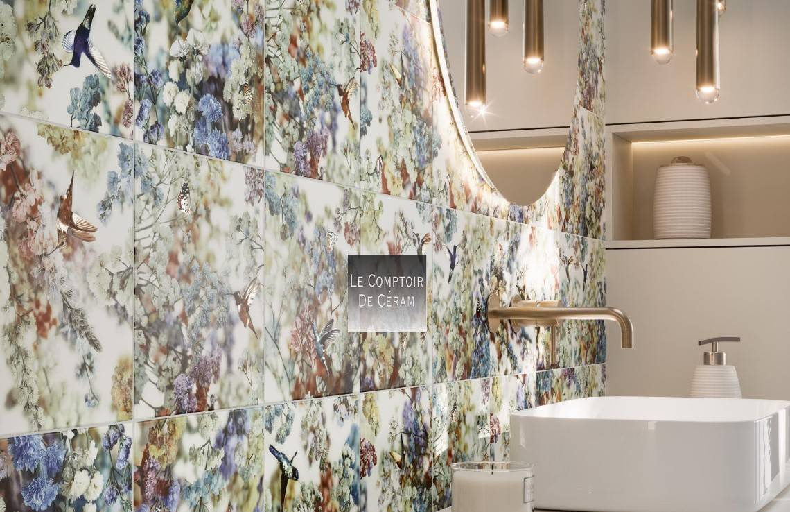 carrelage fleurs oiseaux papillons HD 2026 Nice 06