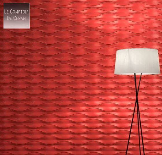 carrelage mural living coral tridimensionel montpellier 34
