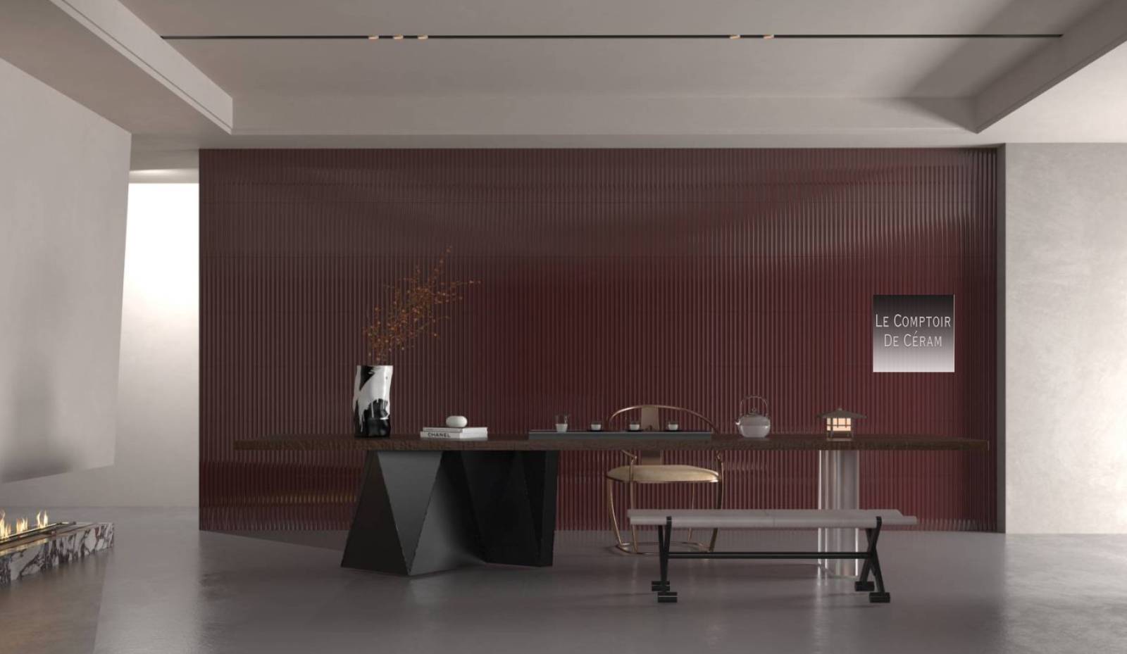 Faïence 3D effet KitKat  finition brillante Nantes 44