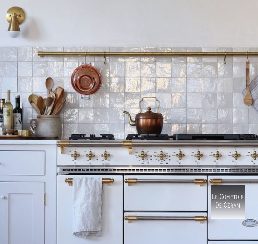 véritables zelliges blanc 10 x 10 cm Nantes 44 