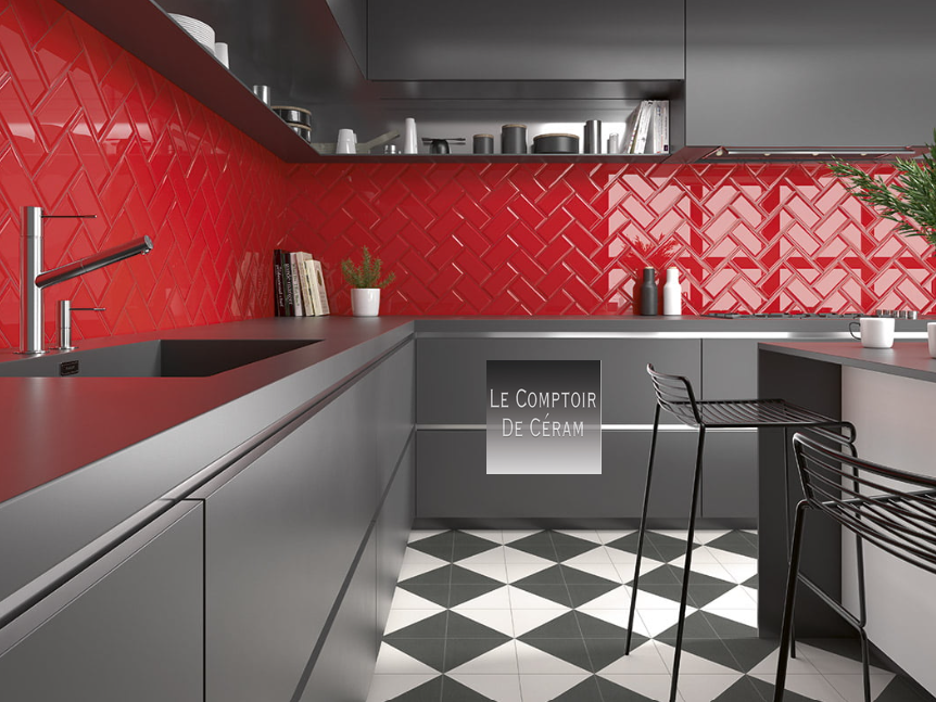 carrelage métro rouge 2026 paris 75