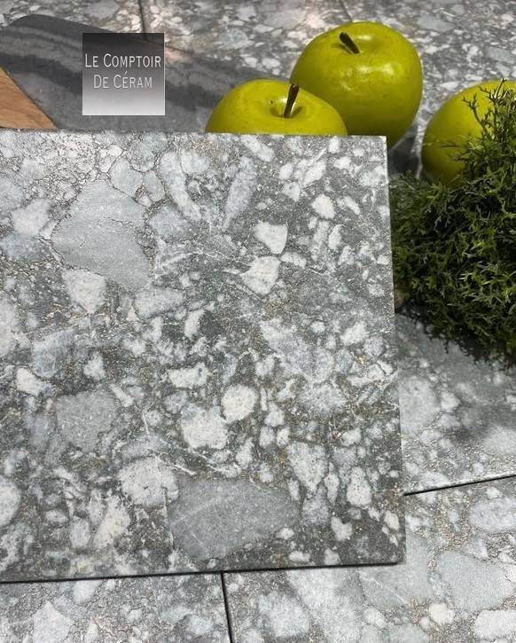 CARRELAGE MARBRE GRANIT GRIS BLANC POUR TERRASSE EXTERIEURE TOULON 83