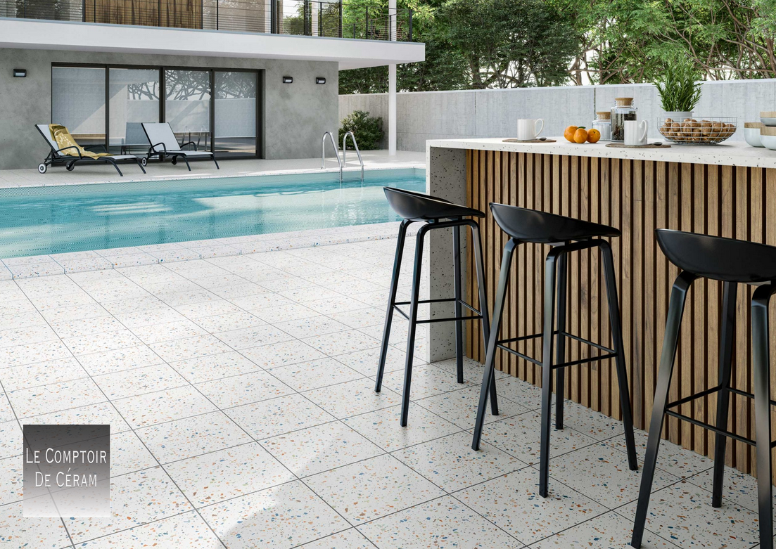 carrelage terrazzo antidérapant pour terrasse design haut d eseine 92