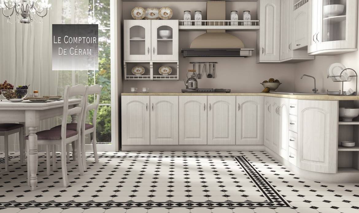 carrelage à cabochons cuisine retro 2026 Dijon 21