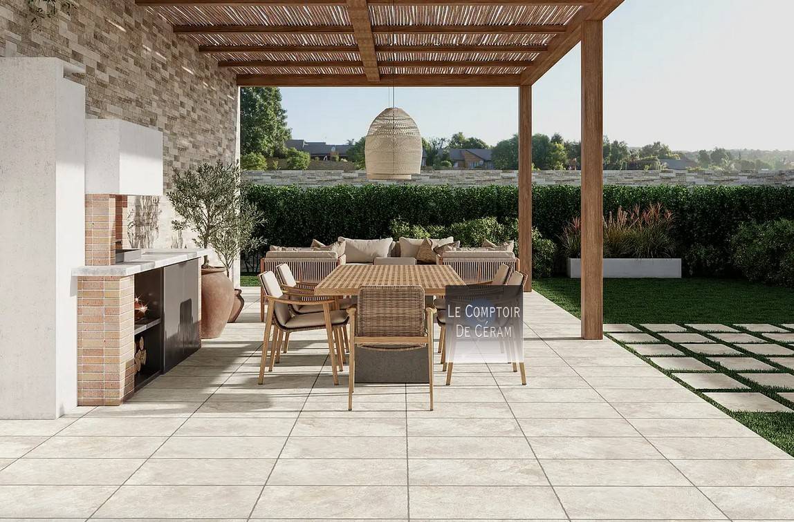 carrelage terrasse aspect pierre forte epaisseur bordeaux 33