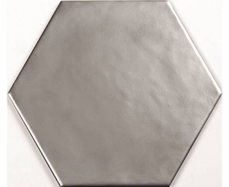 carrelage hexagonal argent mural marseille 13