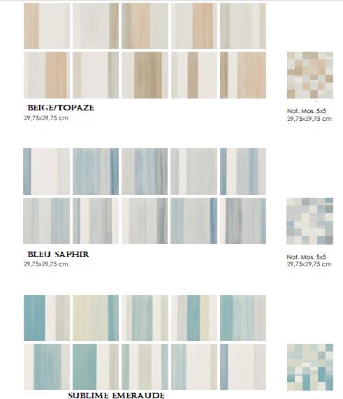 CARRELAGE EXTERIEUR COULEUR BLEU BEIGE VERT TERRASSE BÉZIERS 34