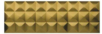 CARRELAGE 3D OR GOLD BORDEAUX 33