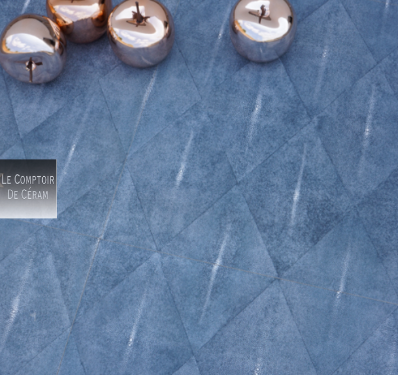 carrelage aspect cuit sol et mur bleu 60 x 60 cm nice 06