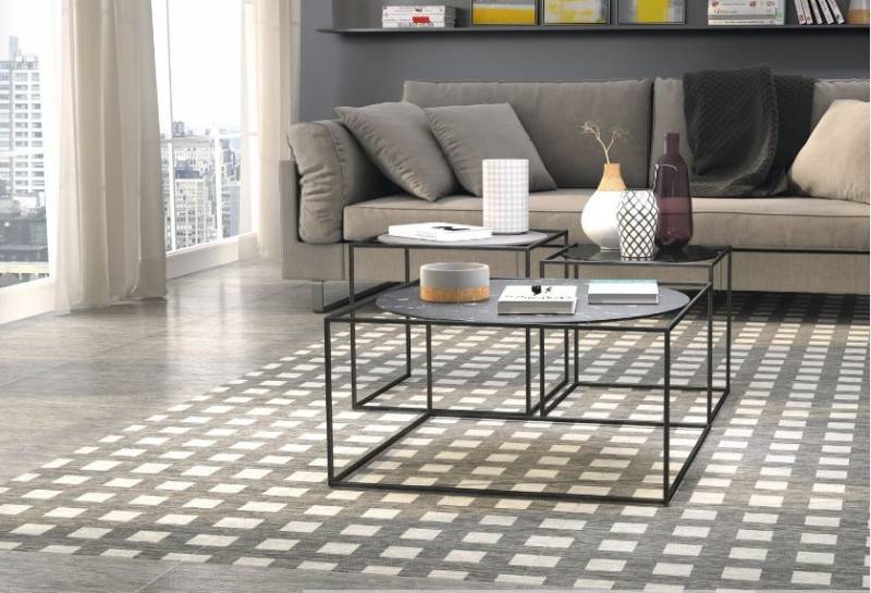 TAPIS DE SOL GEOMETRIQUE CARRELAGE MONTPELLIER 34