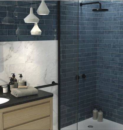 CARRELAGE METRO BRILLANT TENDANCE MARSEILLE 13