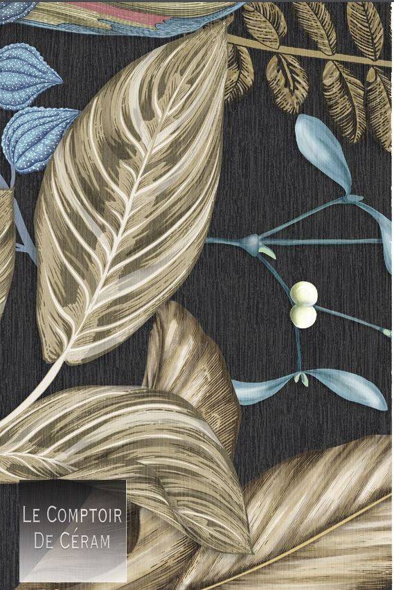 CARRELAGE MURAL FEUILLE CHIC 40 X 120 CM POUR SALLE DE BAINS DESIGN ANTIBES 06