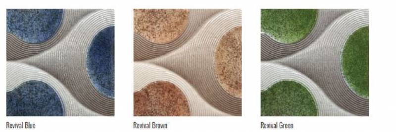 carrelage 3D pop orange vert et bleu design 2020 Lyon 69