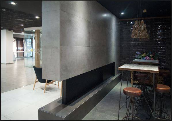 CARRELAGE XXL BETON POUR HOTELS ET RESTAURANTS PARIS