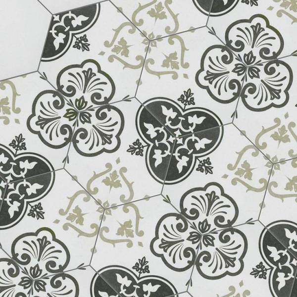 CARRELAGE MURAL HEXAGONAL A MOTIF PARIS 75