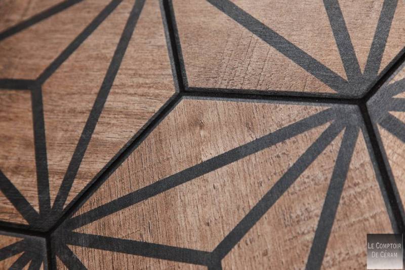 carrelage aspect bois lignes abstraites design bordeaux 33