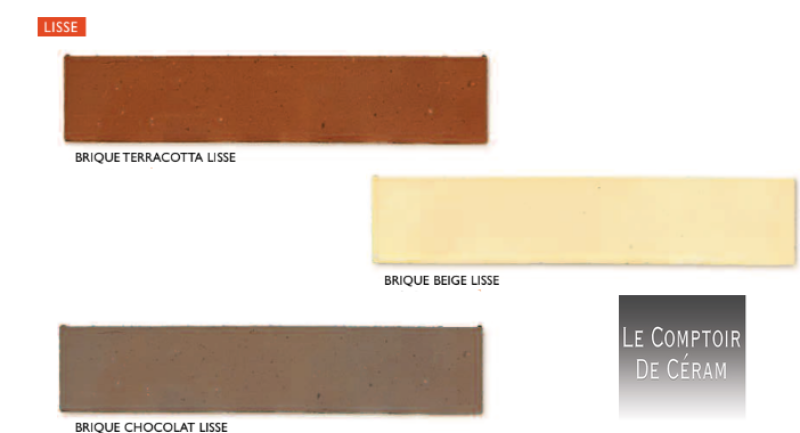 briquet en terre cuite véritable terracotta et beige pour terrasse Marseille 13