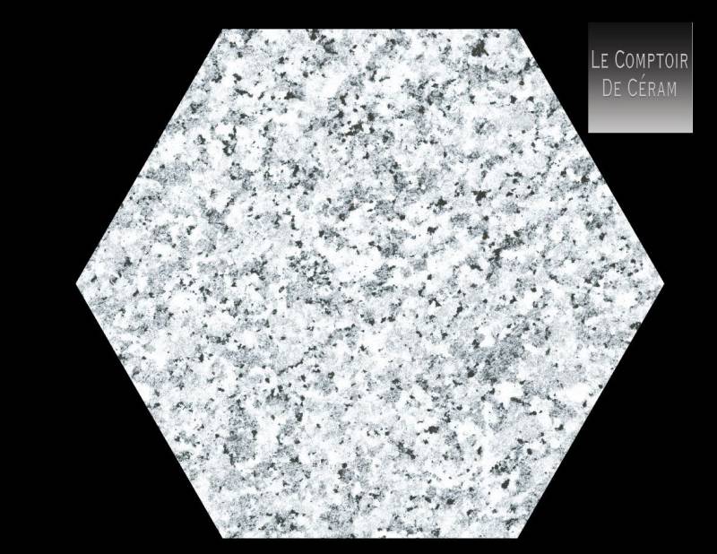 carrelage granito blanc hexagonal pour terrasse et piscine nimes 30