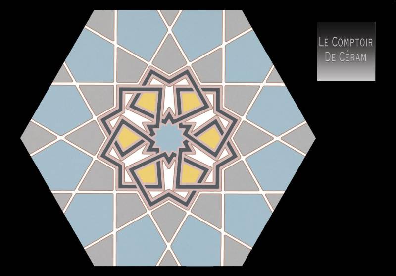 tomette gres cerame a motifs andalou rennes 35