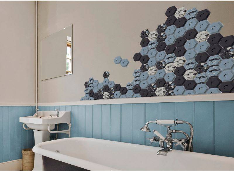 CARRELAGE 3D SALLE DE BAINS COLORE GRENOBLE 38