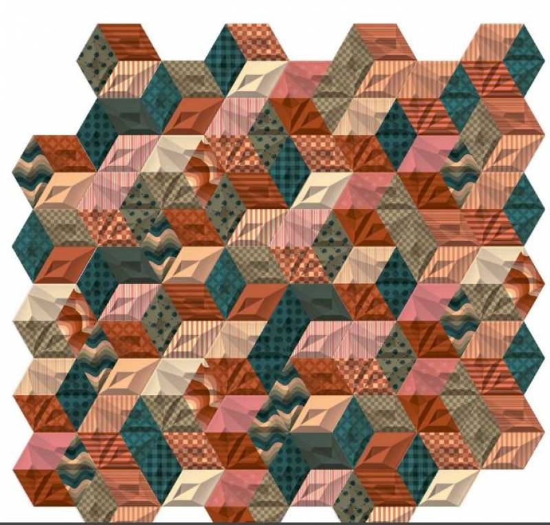 CARRELAGE 3D TRIDIMENSIONNEL ARCHITECTE HOTELERIE PARIS