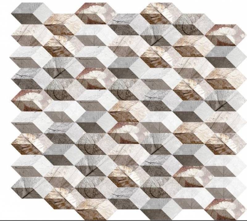 CARRELAGE MURAL A RELIEF 3D PIERRE ARCHITECTE PARIS