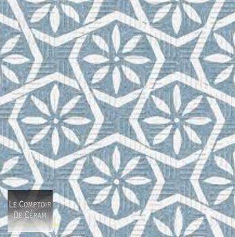 carrelage motifs floraux terrasse exterieur bordeaux 33