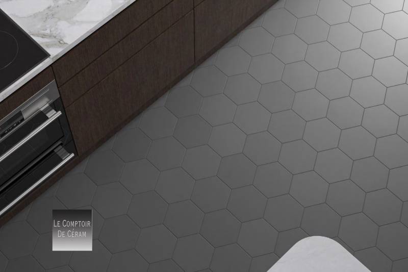 tomette sol uni gris design 2025 Toulon 83