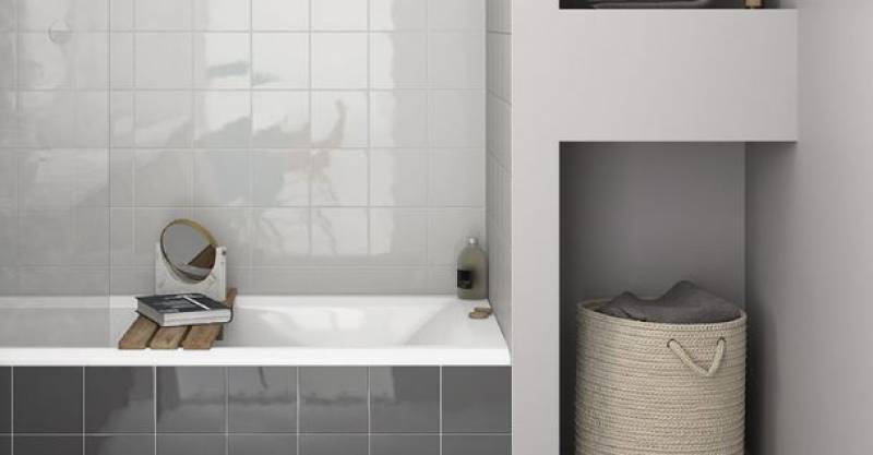CARRELAGE CARRE 15 X 15 CM SALLE DE BAINS MACON 71