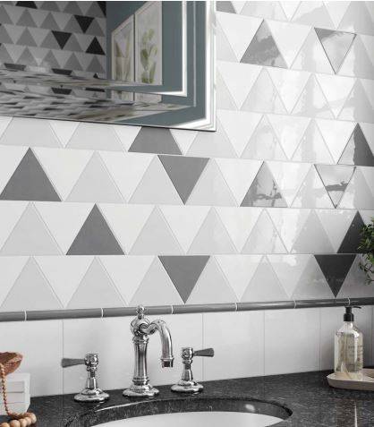 CARRELAGE TRIANGLE BLEU CANNES 06