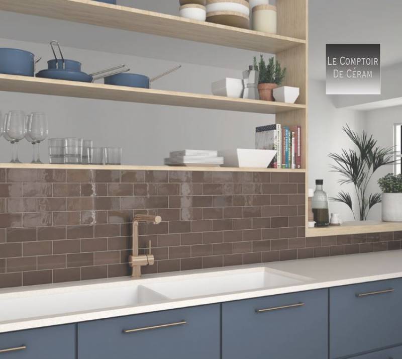 carrelage metro marron vienne 38