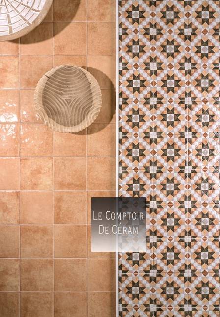 carrelage sol et mur 15 x 15 cm brillant oriental Lille 59