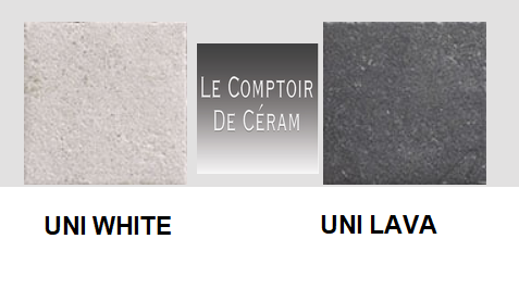 carrelage effet pierre 20 x 20 cm noir ou blanc uni pour sol et mur paris 75