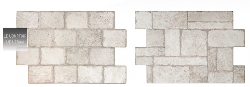 carrelage mural effet pierre blanche 44 x 44 cm grenoble 38