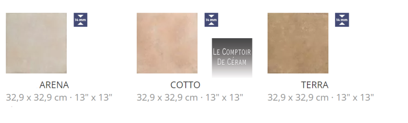 tomette carré terre cuite 33 x 33 cm bordeaux 33