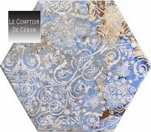 CARRELAGE BLEU CONTEMPORAIN  MONTPELLIER 34