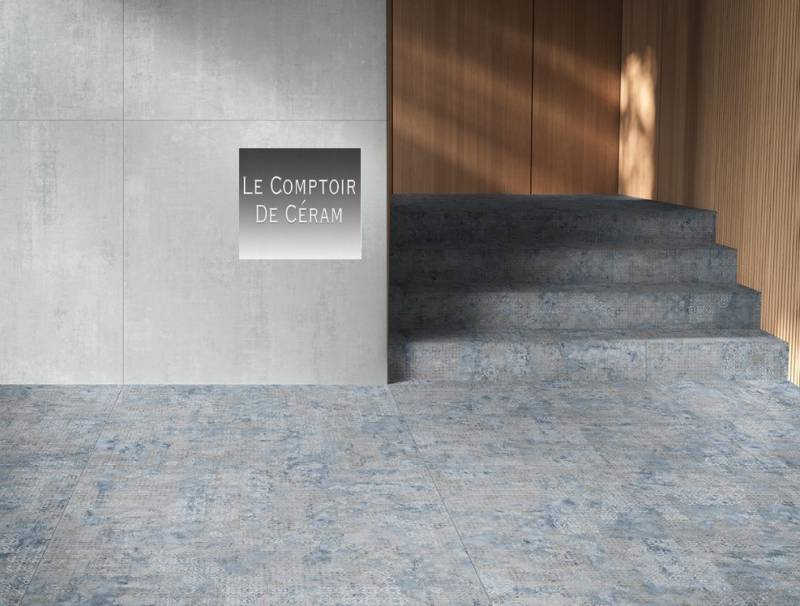 carrelage aspect béton 60 x 60 cm gris pour intérieur et extérieur 2025 Grenoble 38