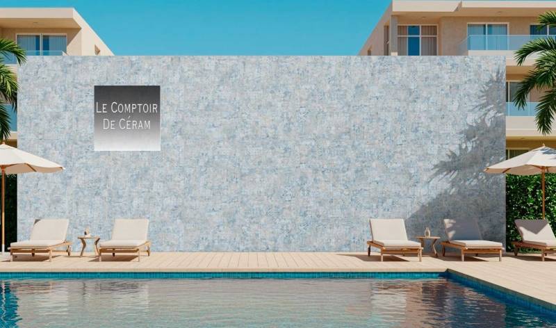 carrelage haut de gamme design tapisserie bleu 2026 paris 92