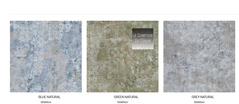 carrelage aspect tapisserie 60 x 60 cm Béziers 34