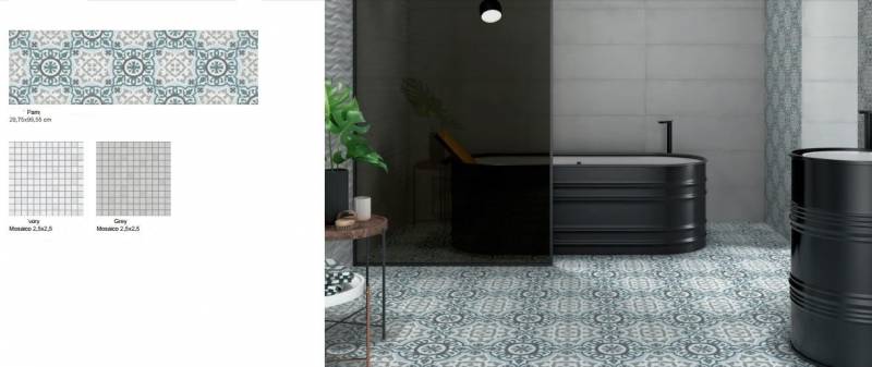 CARRELAGE MURAL MOTIFS CARREAUX DE CIMENT BORDEAUX 33