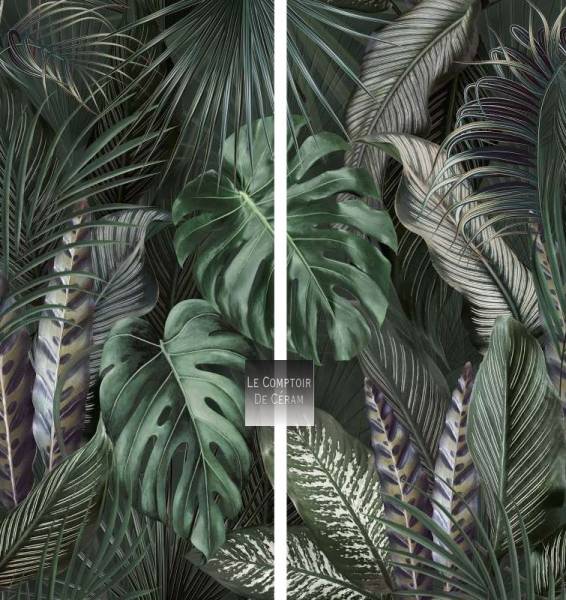 faiences xxk 120 x 280 cm jungle feuillages dijon 21