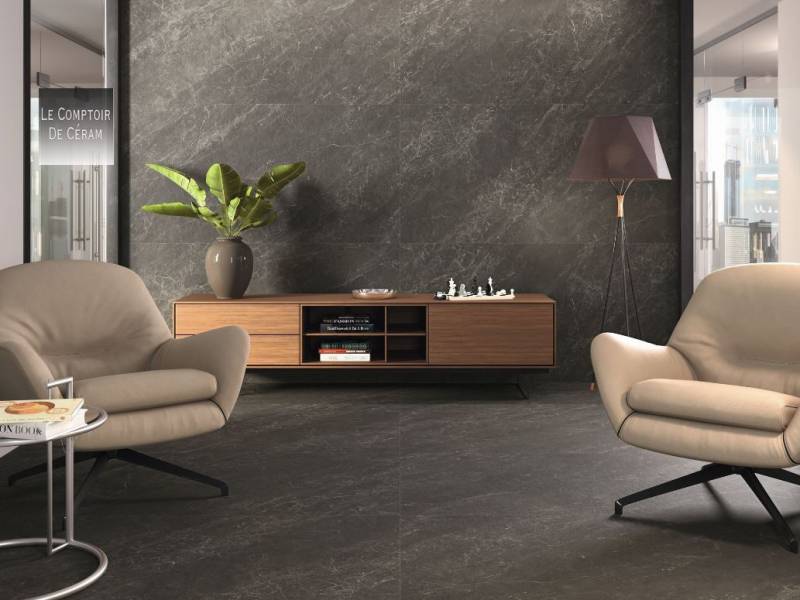 carrelage XXL 60 x 180 cm design bordeaux 33