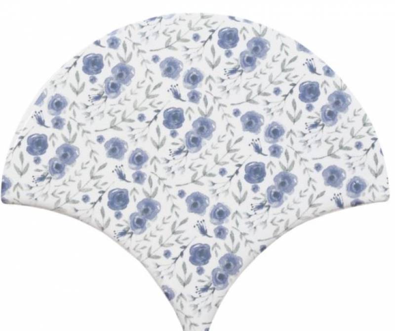 CARRELAGE ECAILLE POISSON ANTAN BLEU ORIGINAL GRENOBLE 38