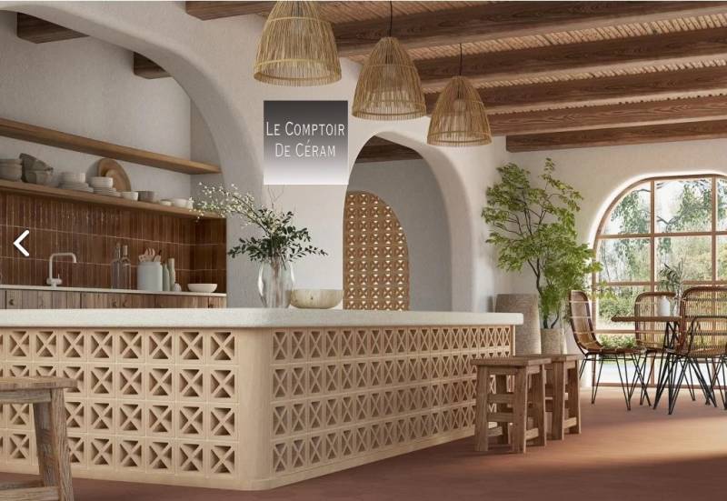 carrelage ajouré pour calepinage bar restaurant boutiques Nice 06